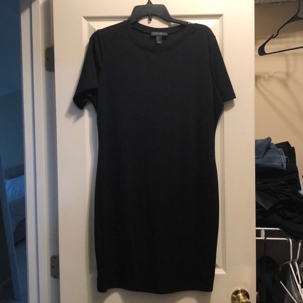 Forever 21 plus ribbed short sleeve dress 1x